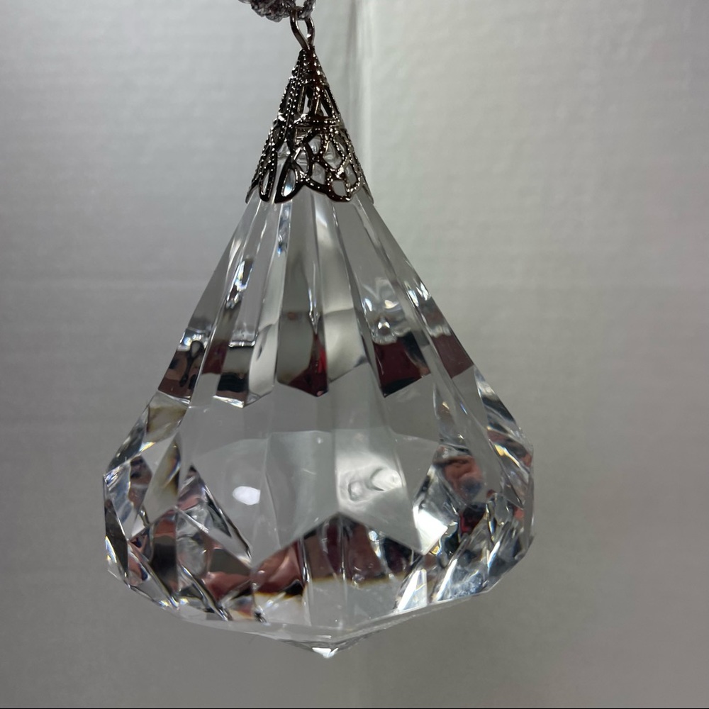 NWT Large Crystal Teardrop Ornament